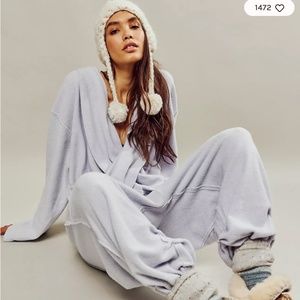 Free People Day Off Fleece Romper